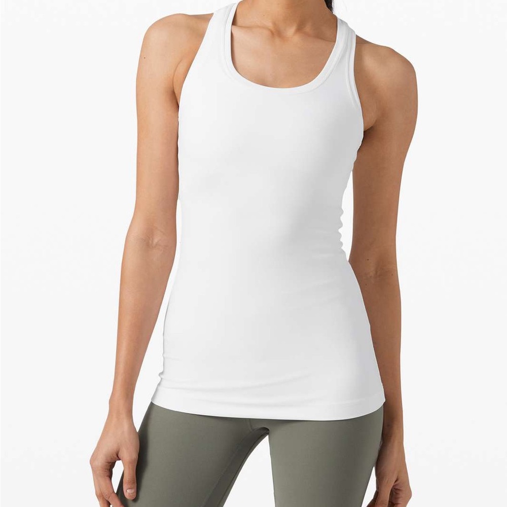 Lululemon Athletica White Tank Top